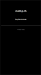 Mobile Screenshot of melog.ch